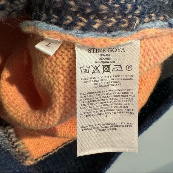 NWT Stine Goya Adonis Jacquard Knit Sweater in Multicolor, Size L - Picture 11 of 11